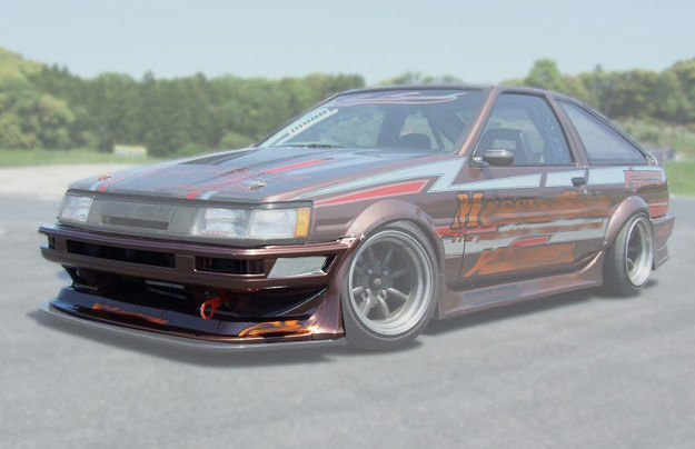 Picture of AE86 Levin MBT2 Style Front Bumper