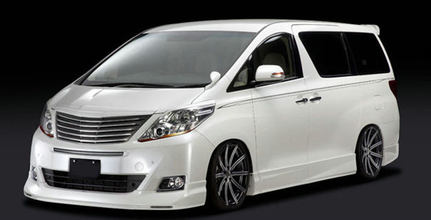 Picture of 08-15 Alphard 20 series AH20 SLKB Style headlight eyebrows