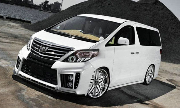 Picture of 12-14 Alphard 20 series AH20 ADM Style front bumper  (Facelift)