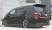 Picture of 08-15 Alphard Vellfire 20 series AH20 ADM Style rear spoiler