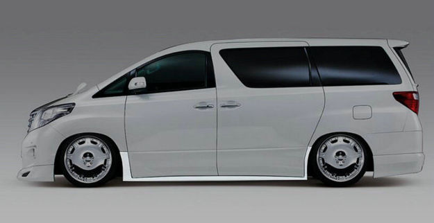 Picture of 08-15 Alphard Vellfire 20 series AH20 AD Style side skirt