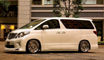 Picture of 08-15 Alphard Vellfire 20 series AH20 AD Style side skirt