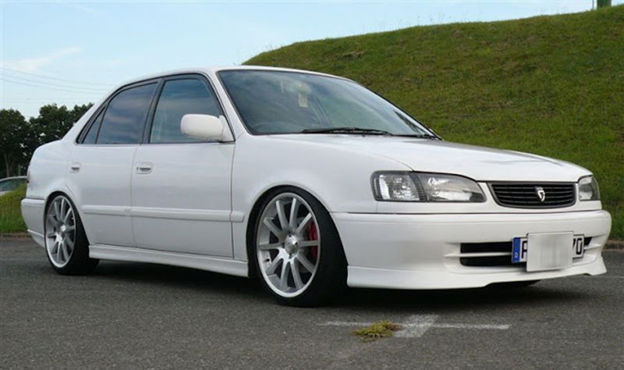 Picture of 98-00 Corolla AE110 GT Style Front lip (4 Door Saloon)