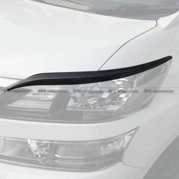 Picture of 08-15 Vellfire 20 series AH20 CP Style headlight eyebrow (Shorter)