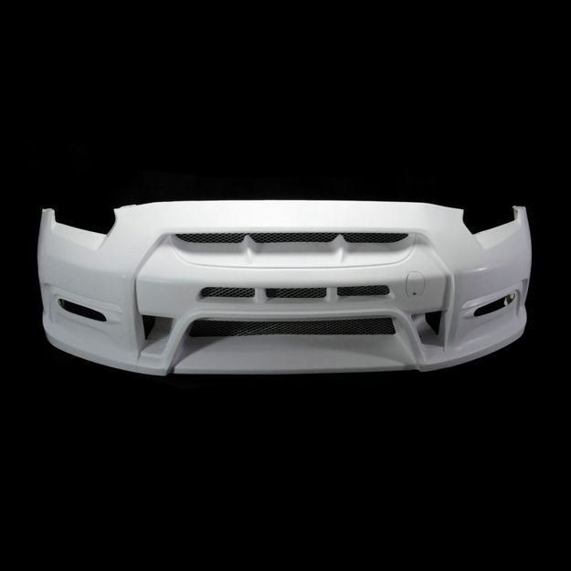 Picture of Nissan GTR R35 2013 Ver VRS Style Front Bumper (Inc. Front bumper brake duct)