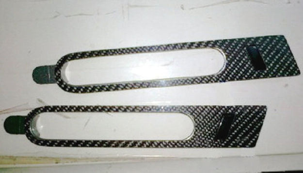 Picture of R35 GTR OEM Outer Door Handle Cover Carbon Fiber