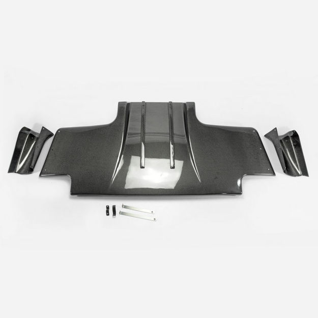 Picture of Skyline R33 GTR Top-Secret Type 2 Rear Diffuser w/ Metal Fitting Accessories (5pcs)