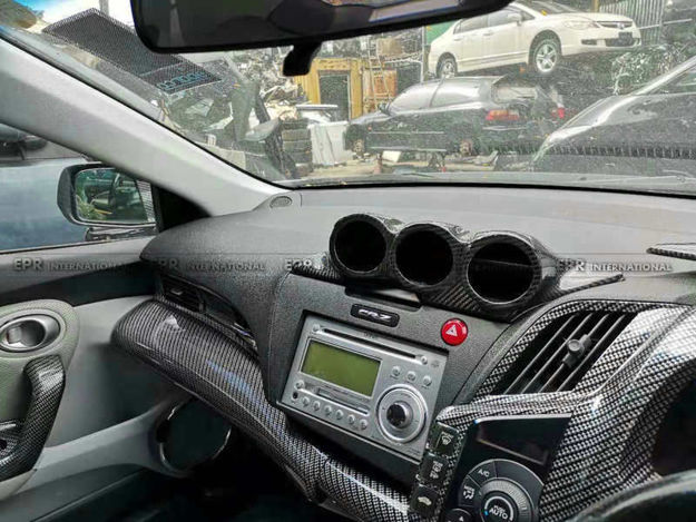 Picture of 10-16 CRZ ZF1 JDM Style dash mount triple gauge pod (60mm) RHD