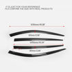 Picture of 2017+ Kia Stinger Wind visor deflector 4Pcs