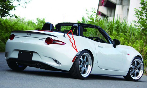 Picture of Mazda MX5 Miata ND RF GV Style Rear Garnish