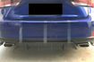 Picture of 17 onwards IS 350/300h/300 ATS Style Rear middle diffuser (GSE/AVE/ASE 3#)