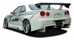 Picture of Skyline R34 GTR VS GT Style Rear Bumper