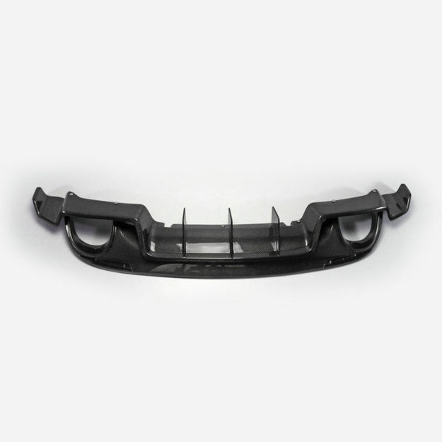 Picture of Scirocco R KT Style Rear Diffuser with bottom lip (2Pcs)