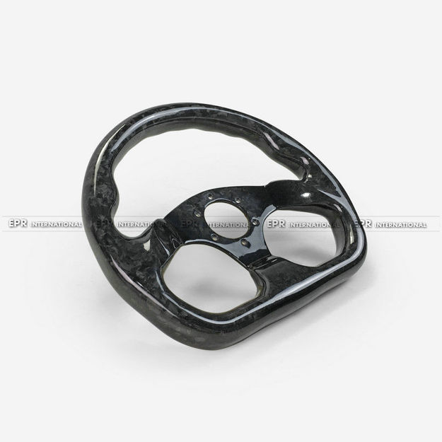 Picture of Flat Type Steering wheel (320mm diamete, 6 bolts 70mm PCD (Same fitment with MOMO, OMP & Sparco)