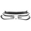 Picture of Mercedes Benz A-Class W176 16-17 Front Bumper Canards+Front Lip Glossy CF 8PCS