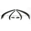 Picture of Mercedes Benz C-Class W205 4door(2door) 15-16 Front Bumper Canards Glossy CF 6pcs