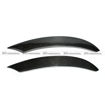 Picture of Mercedes Benz C-Class W205 4door(2door) 15-16 Front Bumper Middle Canards Glossy CF 2PCS