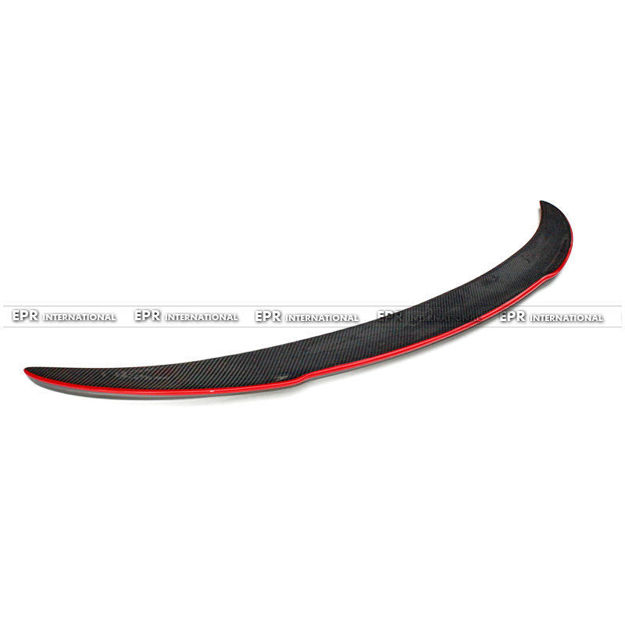 Picture of For Mercedes Benz CLA Class W117 FD Style 13-17 CF Red Line Rear Spoiler