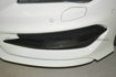 Picture of Mercedes Benz CLA-Class W117 14-16 Front Bumper Middle Canards Glossy CF 2PCS