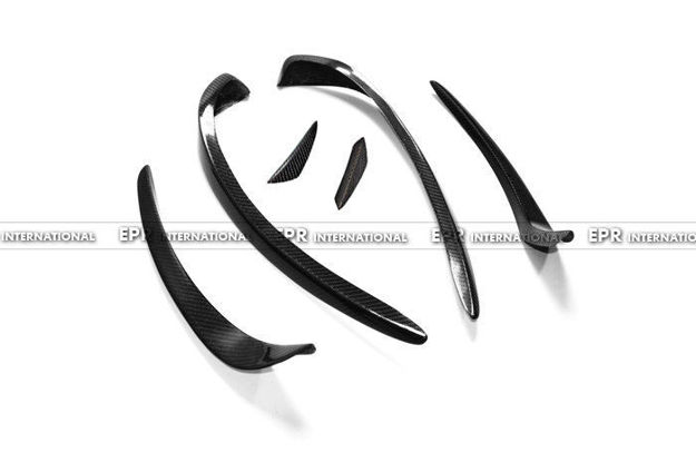 Picture of W117 CLA 2014 Revo Style Front Bumper Canard(6pcs)