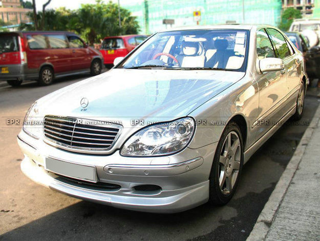 Picture of W220 99-05 S280 S280L S320 S320L S350 4MATIC S430 S500 WAD Style Front Lip