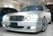 Picture of E-Class W210 Facelife 4door Sedan 99-02 E320 E420 E430 BRA Style Front Lip