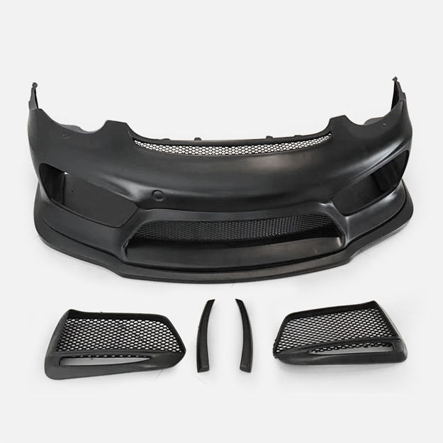 Picture of Porsche Cayman 987 GT4 Style front bumper with undertray & Fog light cover (Only fit 987.2)