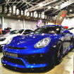 Picture of Porsche Cayman 987 GT4 Style front bumper with undertray & Fog light cover (Only fit 987.2)