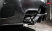 Picture of BMW M6 F06 F12 F13 V-style rear diffuser (Rear M6)