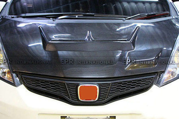 Picture of 08-10 Jazz/Fit JS Style vented front hood