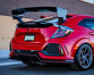 Picture of Honda Civic FK7 FK8 VTX2V Type Rear GT Spoiler (Dry carbon legs)