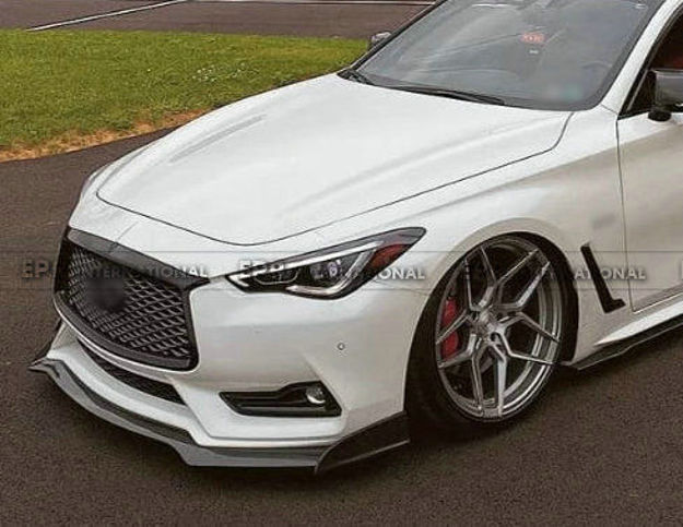 Picture of Infiniti Q60 CV37 17 onwards V Type front lip