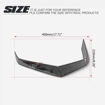 Picture of Infiniti Q60 CV37 17 onwards V Type rear bumper canard