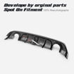 Picture of Infiniti Q60 CV37 17 onwards V Type rear diffuser