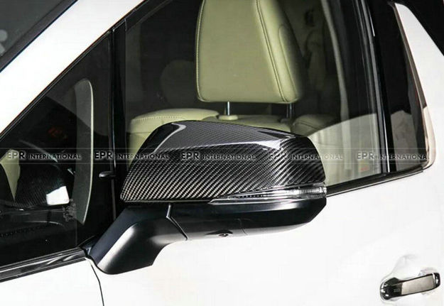 Picture of 15 onwards Alphard Vellfire 30 series AH30 mirror cover (Stick on type)(Also fit tacoma 4runner highlander Rav4)