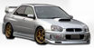 Picture of 02-03 Impreza WRX 8 GDB STI C Type side skirt (Blogeye)